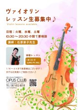 ヴァイオリンレッスン生募集中🎻🎶